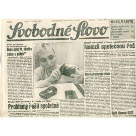 Svobodné slovo (17.3.1993) - staré noviny