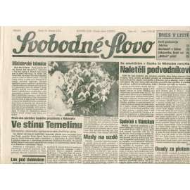 Svobodné slovo (16.3.1993) - staré noviny