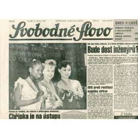 Svobodné slovo (15.3.1993) - staré noviny