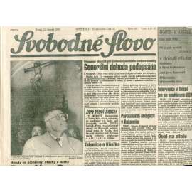 Svobodné slovo (12.3.1993) - staré noviny