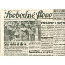 Svobodné slovo (10.3.1993) - staré noviny