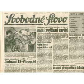 Svobodné slovo (10.3.1993) - staré noviny