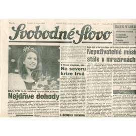 Svobodné slovo (15.2.1993) - staré noviny