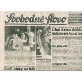 Svobodné slovo (19.1.1993) - staré noviny