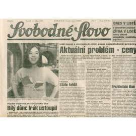Svobodné slovo (11.1.1993) - staré noviny