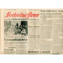 Svobodné slovo (9.12.1989) - staré noviny