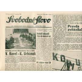 Svobodné slovo (7.12.1989) - staré noviny