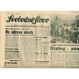 Svobodné slovo (22.11.1989) - staré noviny
