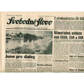 Svobodné slovo (21.11.1989) - staré noviny