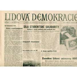 Lidová demokracie (18.11.1989) - staré noviny