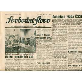 Svobodné slovo (17.11.1989) - staré noviny