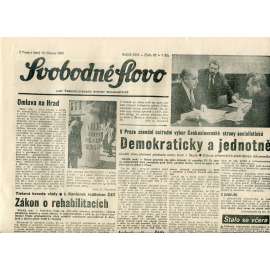 Svobodné slovo (13.3.1990) - staré noviny