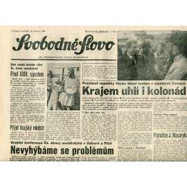 Svobodné slovo (12.3.1990) - staré noviny