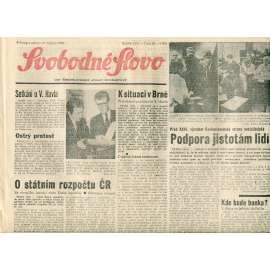 Svobodné slovo (10.3.1990) - staré noviny