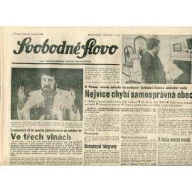 Svobodné slovo (6.3.1990) - staré noviny