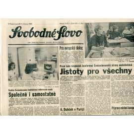 Svobodné slovo (5.3.1990) - staré noviny