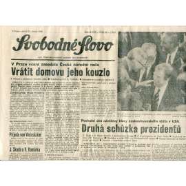 Svobodné slovo (23.2.1990) - staré noviny