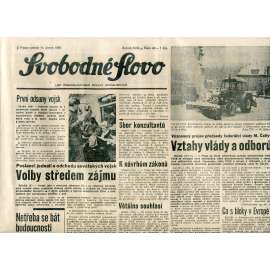 Svobodné slovo (16.2.1990) - staré noviny