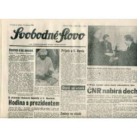 Svobodné slovo (14.2.1990) - staré noviny