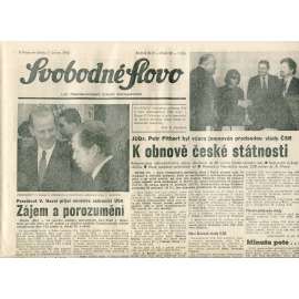 Svobodné slovo (7.2.1990) - staré noviny