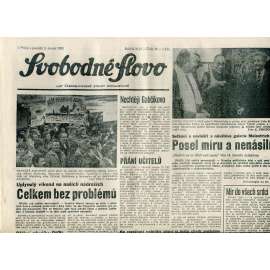 Svobodné slovo (5.2.1990) - staré noviny