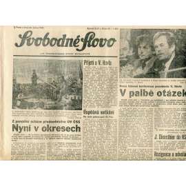Svobodné slovo (30.1.1990) - staré noviny