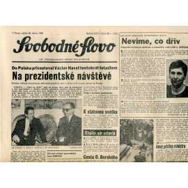Svobodné slovo (26.1.1990) - staré noviny