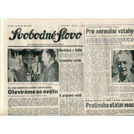 Svobodné slovo (22.1.1990) - staré noviny