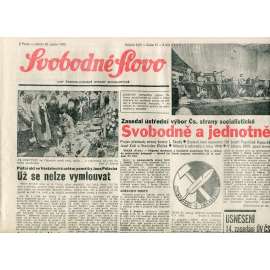 Svobodné slovo (20.1.1990) - staré noviny