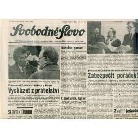 Svobodné slovo (8.1.1990) - staré noviny