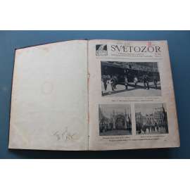 Světozor 1907. Týdeník zábavný a poučný (časopis, týdeník, Rakousko Uhersko, mj. František Josef [Benešov], Obrazy z Rumunska, Salašnictví v Alpách, Výlet sokolstva do Turnova, Přes Srbsko do Macedonie)