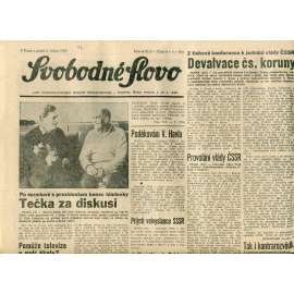 Svobodné slovo (5.1.1990) - staré noviny