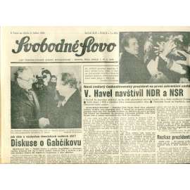 Svobodné slovo (3.1.1990) - staré noviny