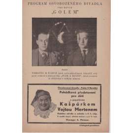 Golem. Osvobozené divadlo. Divadelní program v obrazech (Voskovec + Werich)