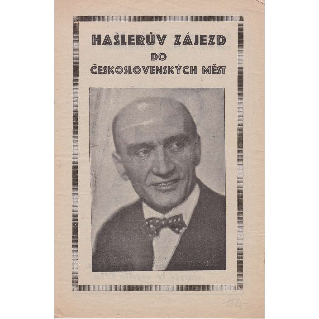 Hašlerův zájezd do československých měst (Karel Hašler)