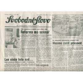 Svobodné slovo (31.8.1990) - staré noviny