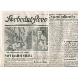 Svobodné slovo (29.8.1990) - staré noviny