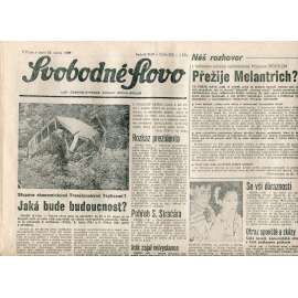 Svobodné slovo (28.8.1990) - staré noviny