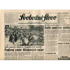 Svobodné slovo (27.8.1990) - staré noviny