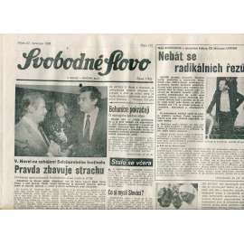 Svobodné slovo (27.7.1990) - staré noviny