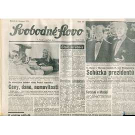 Svobodné slovo (26.7.1990) - staré noviny