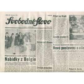 Svobodné slovo (25.7.1990) - staré noviny
