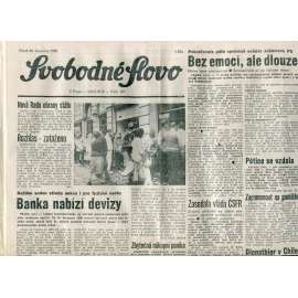 Svobodné slovo (20.7.1990) - staré noviny
