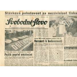 Svobodné slovo (3.7.1990) - staré noviny