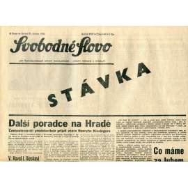 Svobodné slovo (21.6.1990) - staré noviny