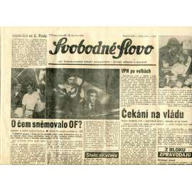 Svobodné slovo (18.6.1990) - staré noviny