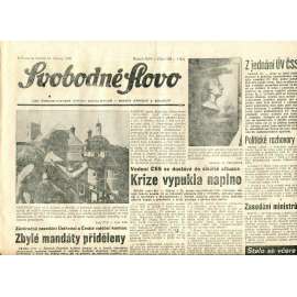 Svobodné slovo (14.6.1990) - staré noviny