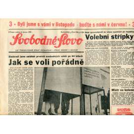 Svobodné slovo (9.6.1990) - staré noviny
