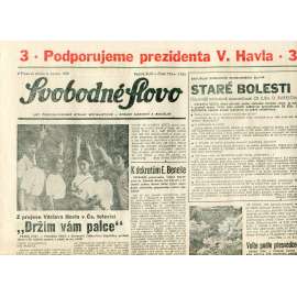 Svobodné slovo (6.6.1990) - staré noviny