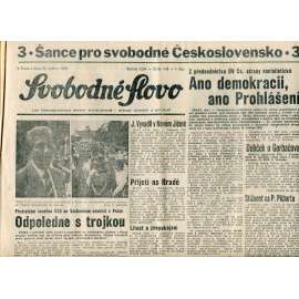 Svobodné slovo (22.5.1990) - staré noviny